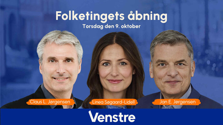 Kom med til Folketingets åbning - NB: Nødvendig tilmelding senest 5. oktober